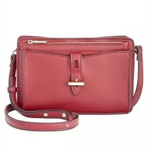 INC Haili Red Crossbody Bag